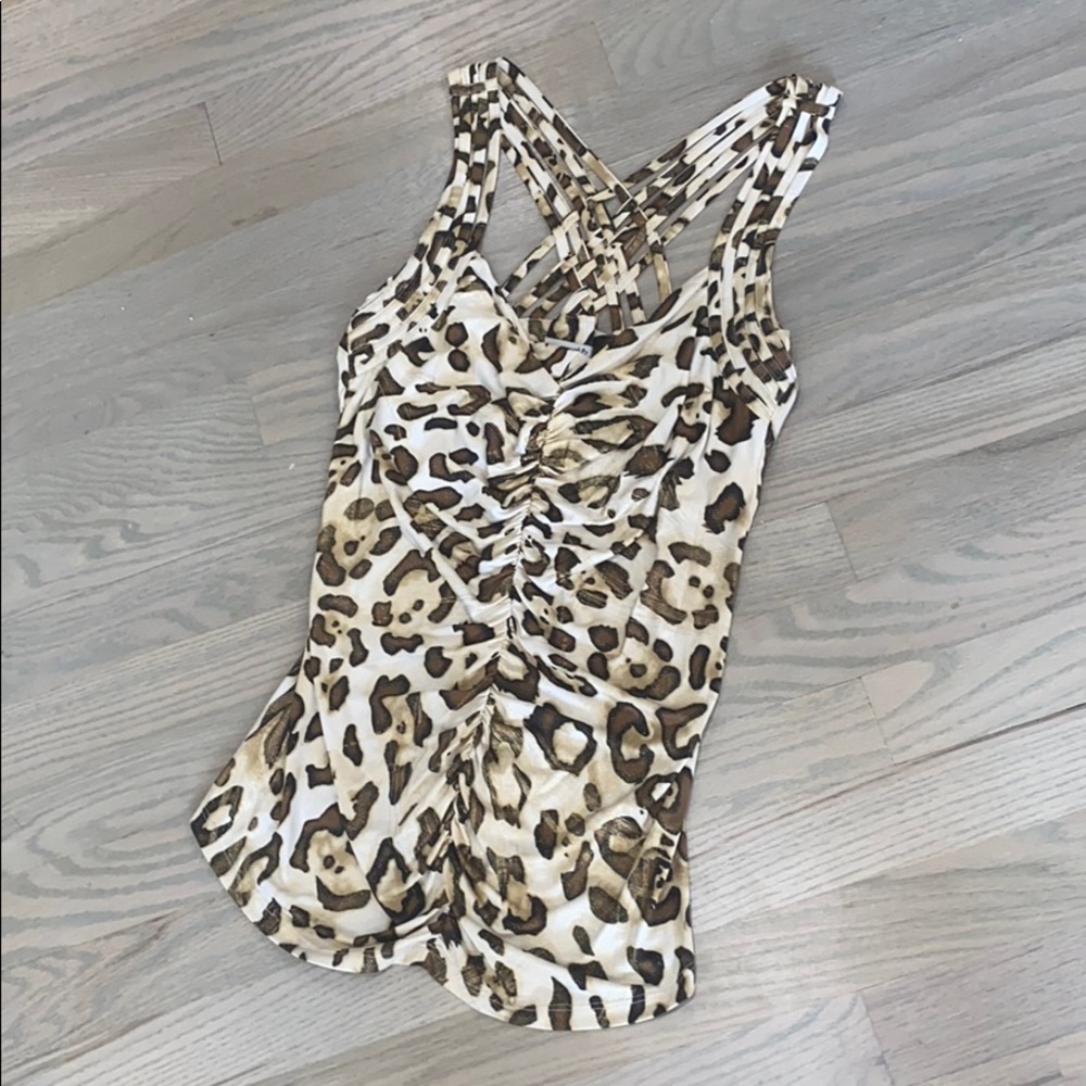 Cache Leopard Print Top - image 1